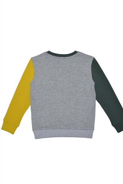 Benetton Erkek Çocuk Sweatshirt 4-14 Yaş Melanj