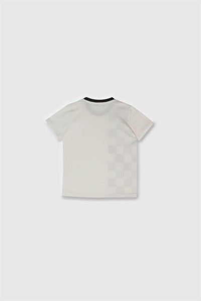 Benetton Erkek Çocuk Tshirt 4-14 Yaş Beyaz