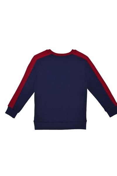 Benetton Erkek Sweatshirt 4-14 Yaş Lacivert