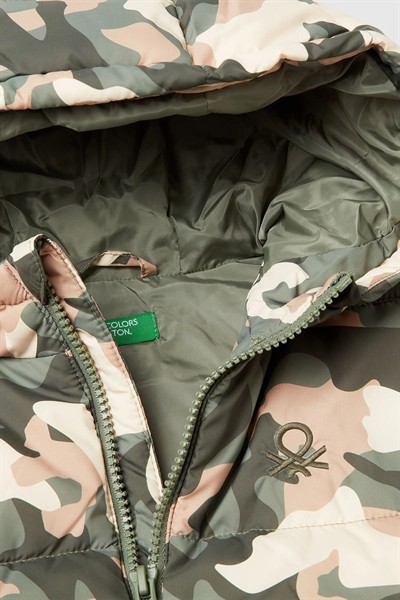Benetton Kamuflaj Yelek Erkek 1-6 Yaş