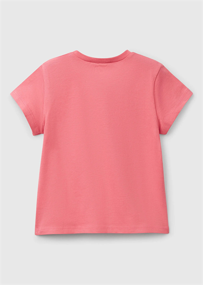 Benetton Kız Bebek Tshirt 1-6 Yaş Pembe