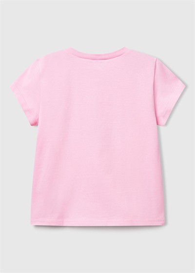 Benetton Kız Bebek Tshirt 1-6 Yaş Pembe