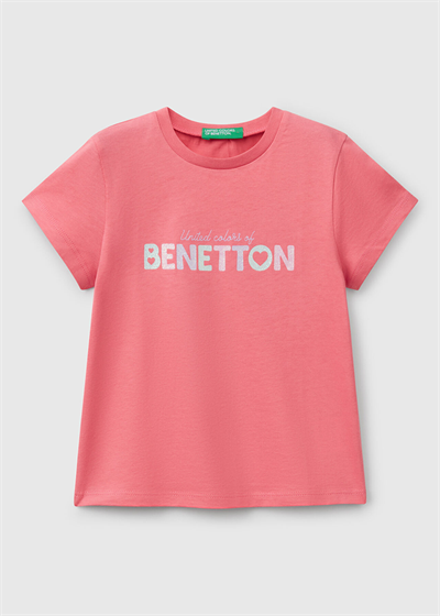 Benetton Kız Bebek Tshirt 1-6 Yaş Pembe