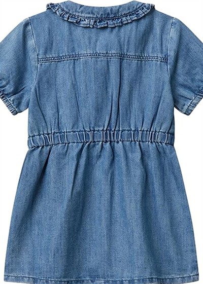Benetton Kot Elbise 1-6 Yaş Mavi