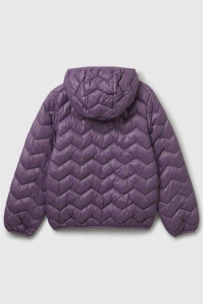 Benetton Mevsimlik Mont Kız Çocuk Mor 6-14 Yaş