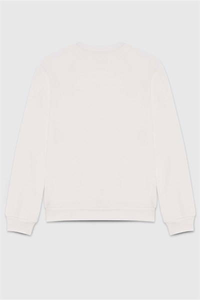 Benetton Sweatshirt Kız Çocuk Ekru 4-14 Yaş