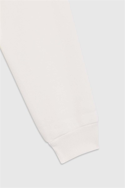 Benetton Sweatshirt Kız Çocuk Ekru 4-14 Yaş