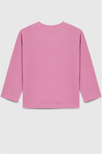 Benetton Sweatshirt Kız Çocuk Gül Kurusu 4-14 Yaş