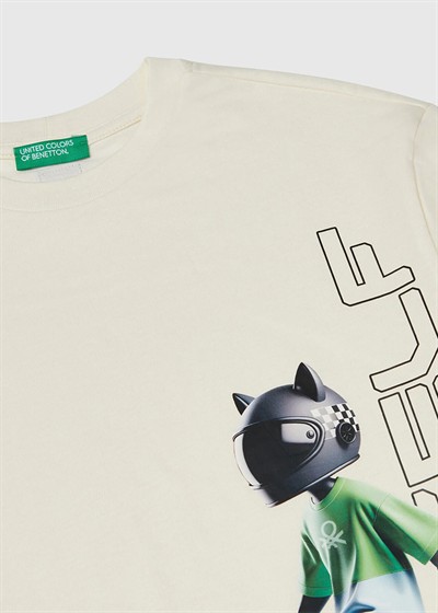 Benetton Tokyo Çocuk 6-14 Yaş Beyaz