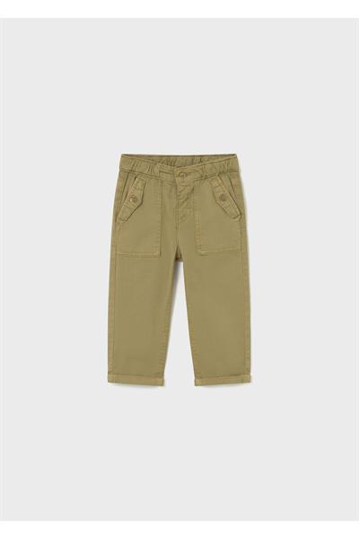 Mayoral Erkek Çocuk Kargo Cepli Kanvas Pantolon Bej