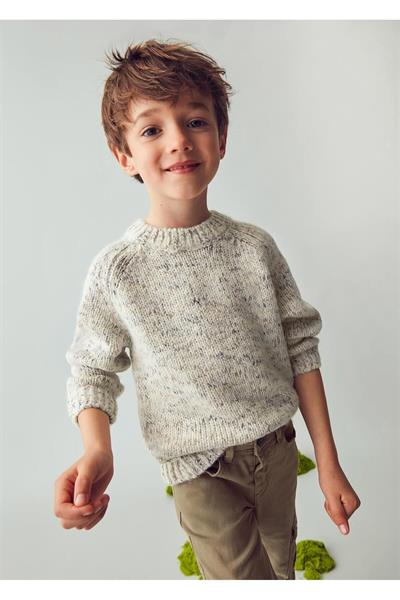 Mayoral Erkek Çocuk Örme Kazak Krem