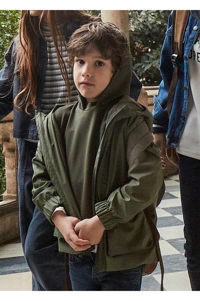 Mayoral 5-10 Yaş Erkek Çocuk Yağmurluk Haki