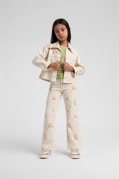 Escabel Güllü 3lü Takım Somon