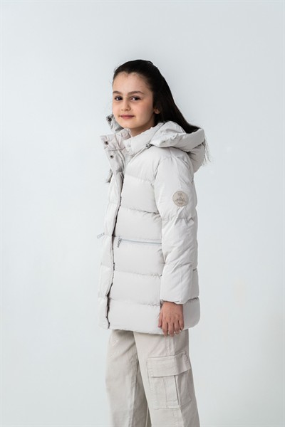 G-Serko Kız Kaban Taş Rengi 11-14 Yaş