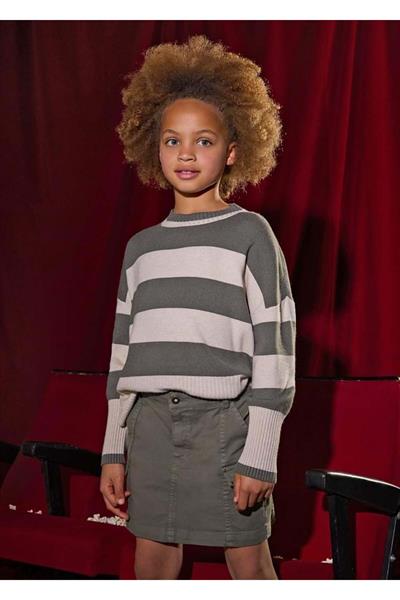 Mayoral 8-14 Yaş Kız Çocuk Gabardin Etek Yeşil