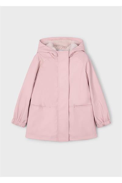 Mayoral Kız Çocuk İçi Peluşlu Yağmurluk Pembe
