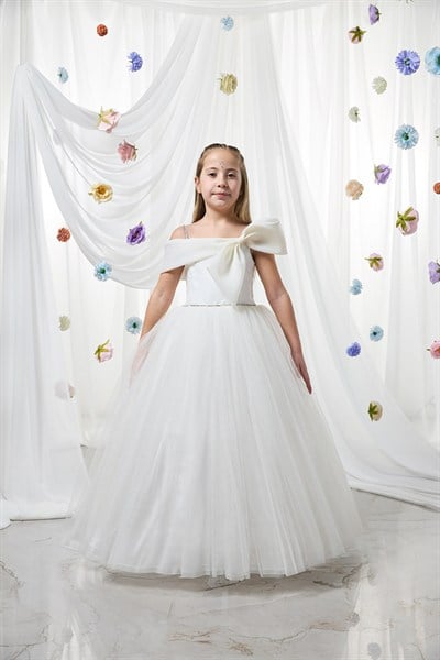 Kanilla Gelinlik 2-10 Yaş Krem