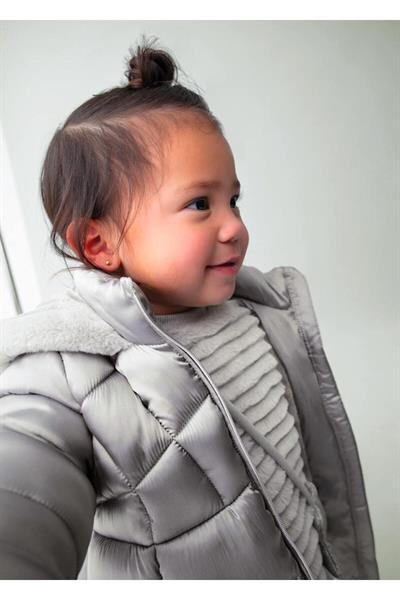 Mayoral Kız Çocuk Uzun Mont Gri