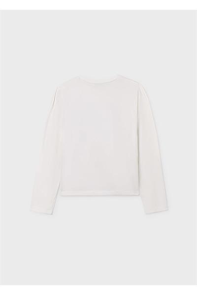 Mayoral Kız Çocuk Sweatshirt Krem