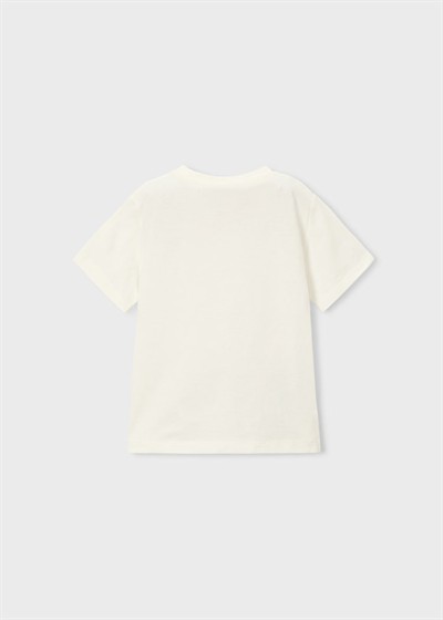 Mayoral Coconut Tshirt 5-10 Yaş Krem