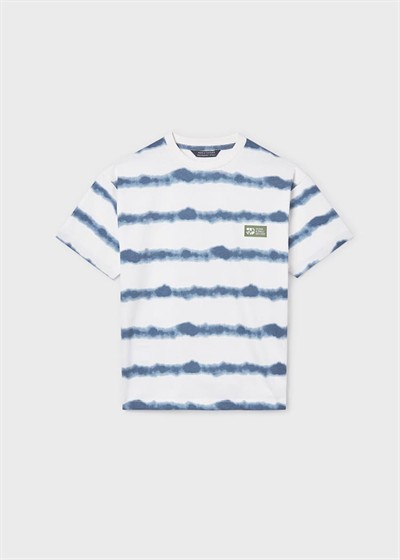 Mayoral Erkek Çizgili Tshirt 8-14 Yaş Mavi