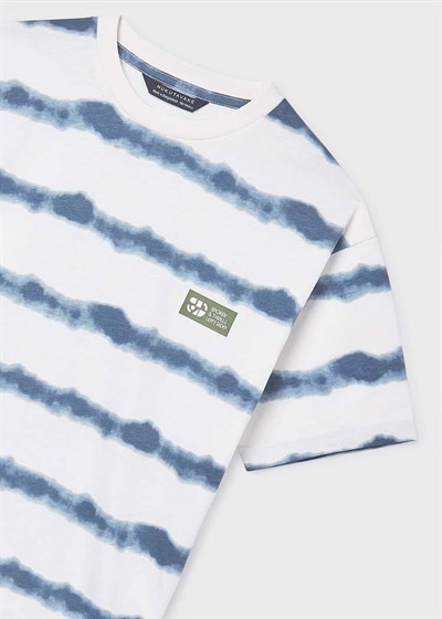 Mayoral Erkek Çizgili Tshirt 8-14 Yaş Mavi