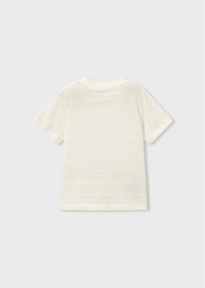 Mayoral Erkek Çocuk Tshirt 5-10 Yaş Krem