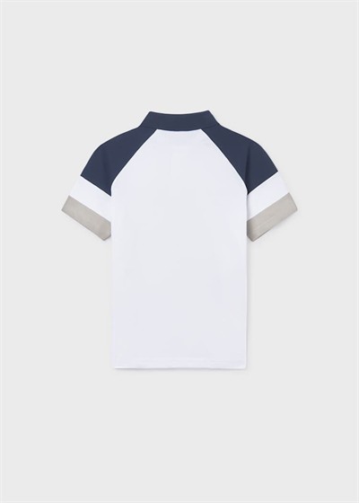 Mayoral Erkek Polo Yaka Tshirt 8-14 Yaş Beyaz
