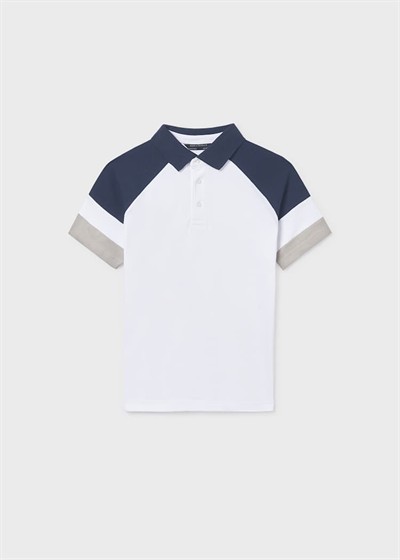 Mayoral Erkek Polo Yaka Tshirt 8-14 Yaş Beyaz