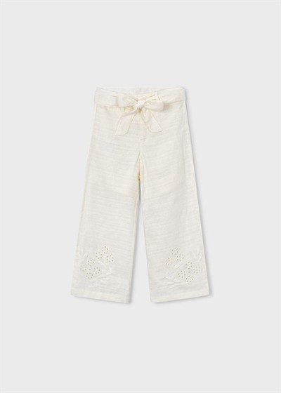 Mayoral Fistolu Pantolon 5-10 Yaş Ekru