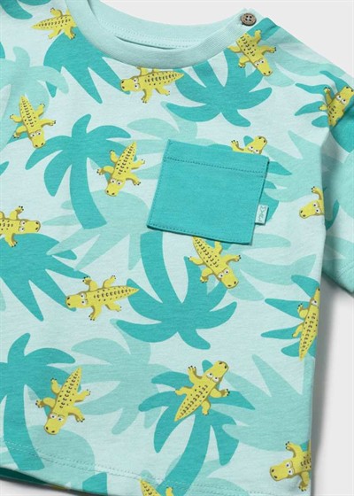 Mayoral Jungle Tshirt 1-4 Yaş Mavi