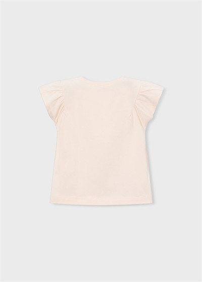 Mayoral Kız Çocuk Çizme Tshirt 5-10 Yaş Somon