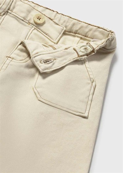 Mayoral Kız Çocuk Gabardin Pantolon 1-4 Yaş Bej