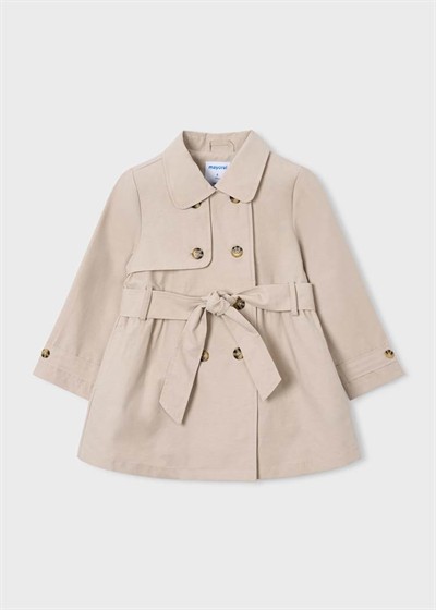 Mayoral Kız Çocuk Trench Kot 5-10 Yaş Bej
