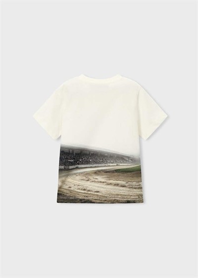 Mayoral Off-Road Tshirt 5-10 Yaş Krem