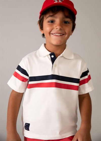 Mayoral Polo Yaka Tshirt 5-10 Yaş Kırmızı