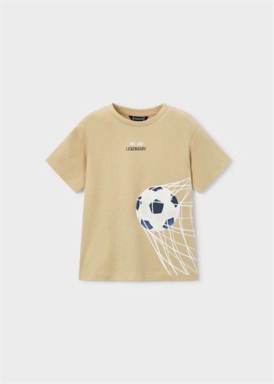 Mayoral Scorer Tshirt 5-10 Yaş Kahverengi