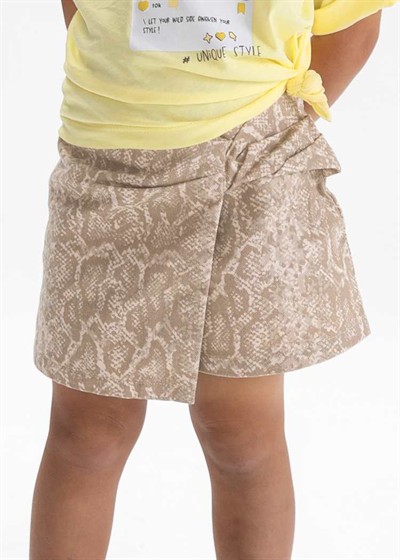 Mayoral Yılan Etek 5-10 Yaş Bej