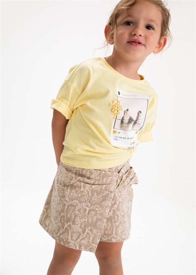 Mayoral Yılan Etek 5-10 Yaş Bej
