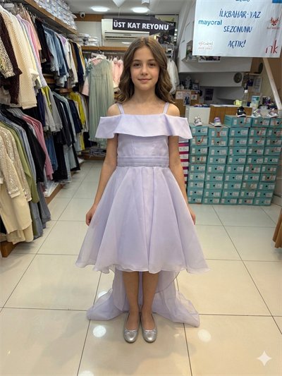Miss Helina Abiye Elbise 10-14 Yaş Lila