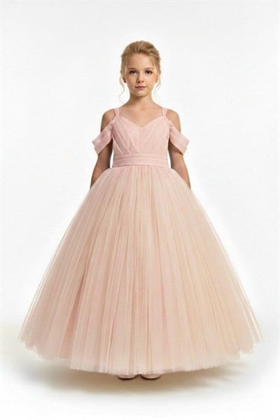 Miss Helina Abiye Elbise 6-10 Yaş Pembe