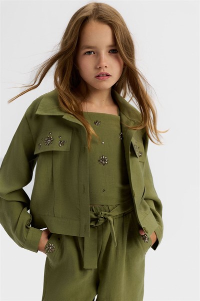 NK Kids Cashmere 3Lü Takım Haki