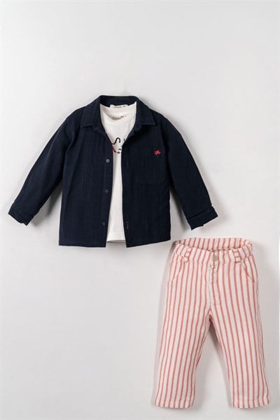 NK Kids Palm 3Lü Takım 1-4 Yaş Lacivert