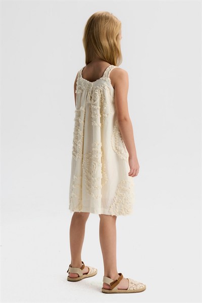 NK Kids Wind Elbise 4-8 Yaş Krem