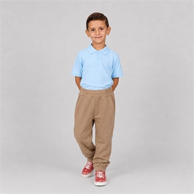 Kısa Kollu Mavi Okul Lakos Tshirt 6-14 Yaş