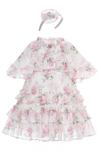 Pamina Abiye Elbise 3-7 Yaş Ekru