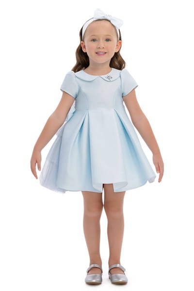 Pamina Abiye Elbise 6-24 Ay Mavi