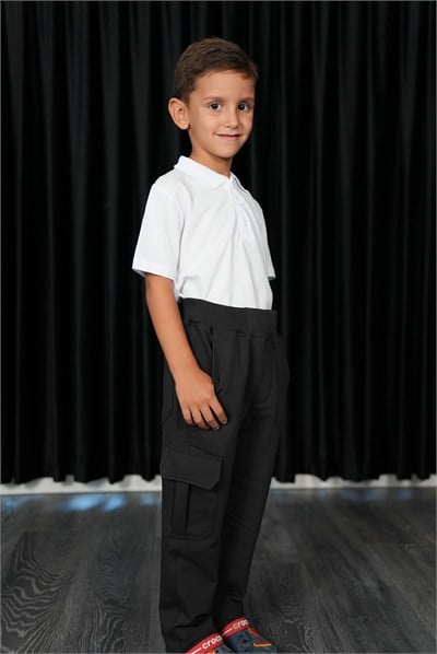 PENYE BELİ LASTİKLİ OKUL PANTOLONU 11-16 YAŞ Antrasit