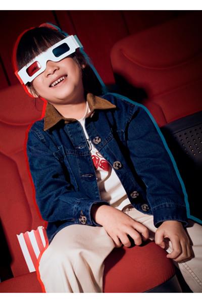 Mayoral Unisex Çocuk Kot Gömlek Mavi