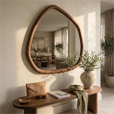Bellagio Ahşap Duvar Aynası